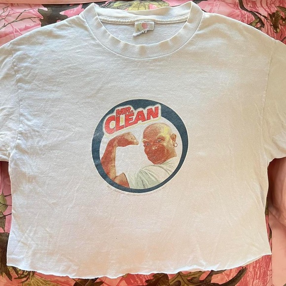 COPY - mr. clean cropped graphic tee - Picture 8 of 8